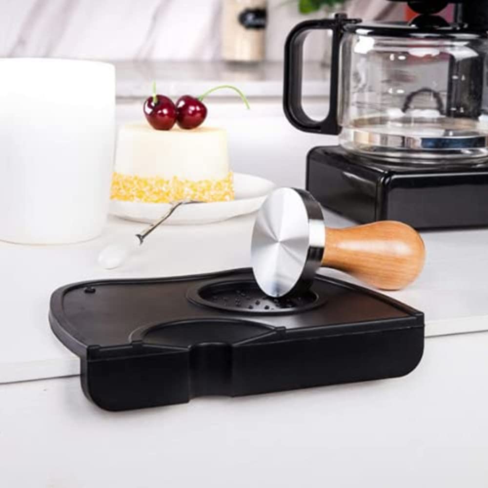51Mm Espresso Tamper, Coffee Tamper, 51Mm Tamper With Wooden Handle, Espresso Accessories For Barista, Cafe, Coffee Grounds