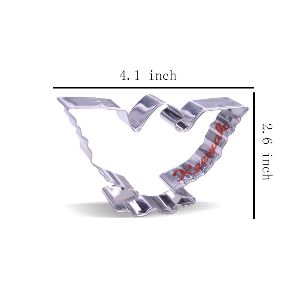 Keewah 4.1 Inch American Eagle Cookie Cutter - Stainless Steel