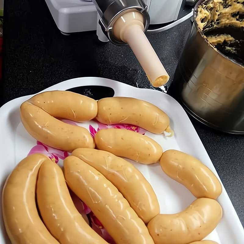 Ximimark 1 Pcs Food Grade Quality Meat Grinder Filling Meat Tube Sausage Tube Grinder Plastic Accessories Sausage Funnel Sausage