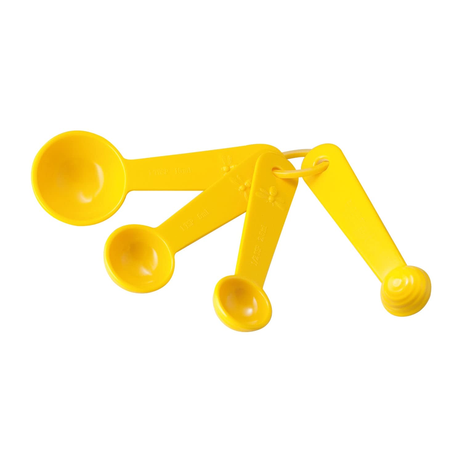 Upware 4-Piece Multi-Purpose Liquid And Dry Melamine Measuring Spoons Set, Home Essentials Cooking And Baking Tools, Measuring S