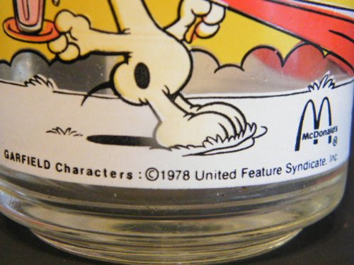 Garfield Characters Glass Mug It'S Not A Pretty Life But Somebody Has To Live It 1978 Collectible