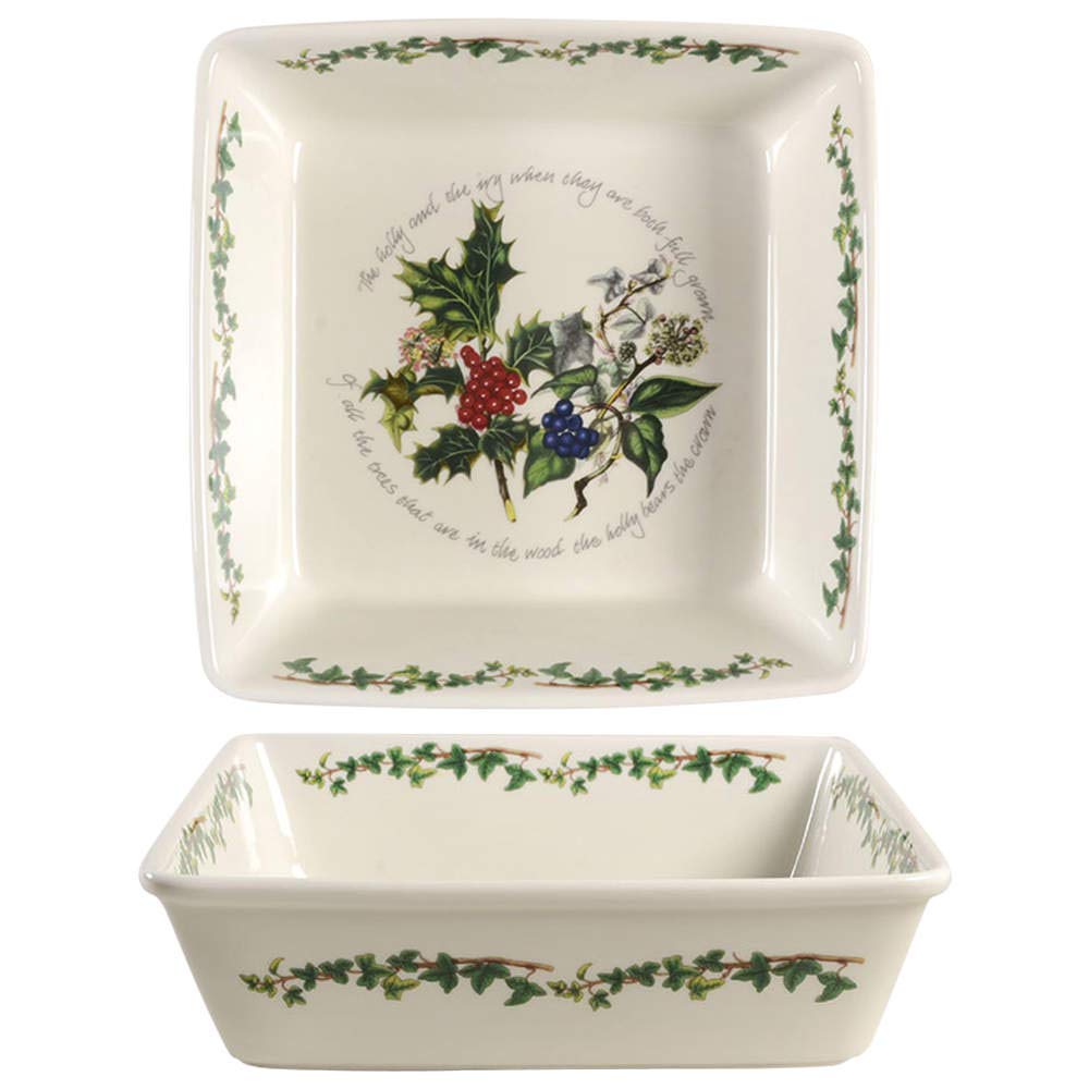 Portmeirion The Holly & The Ivy Square Baker