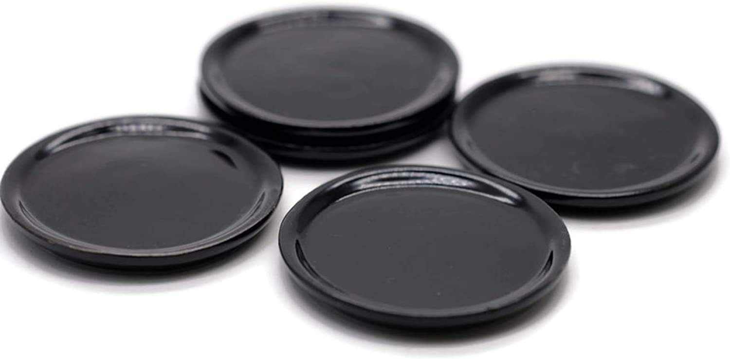 1Shopforyou 4 Vintage Pizza Pan Home Decor Miniatures Supply Deco Food Kitchenware Cookware