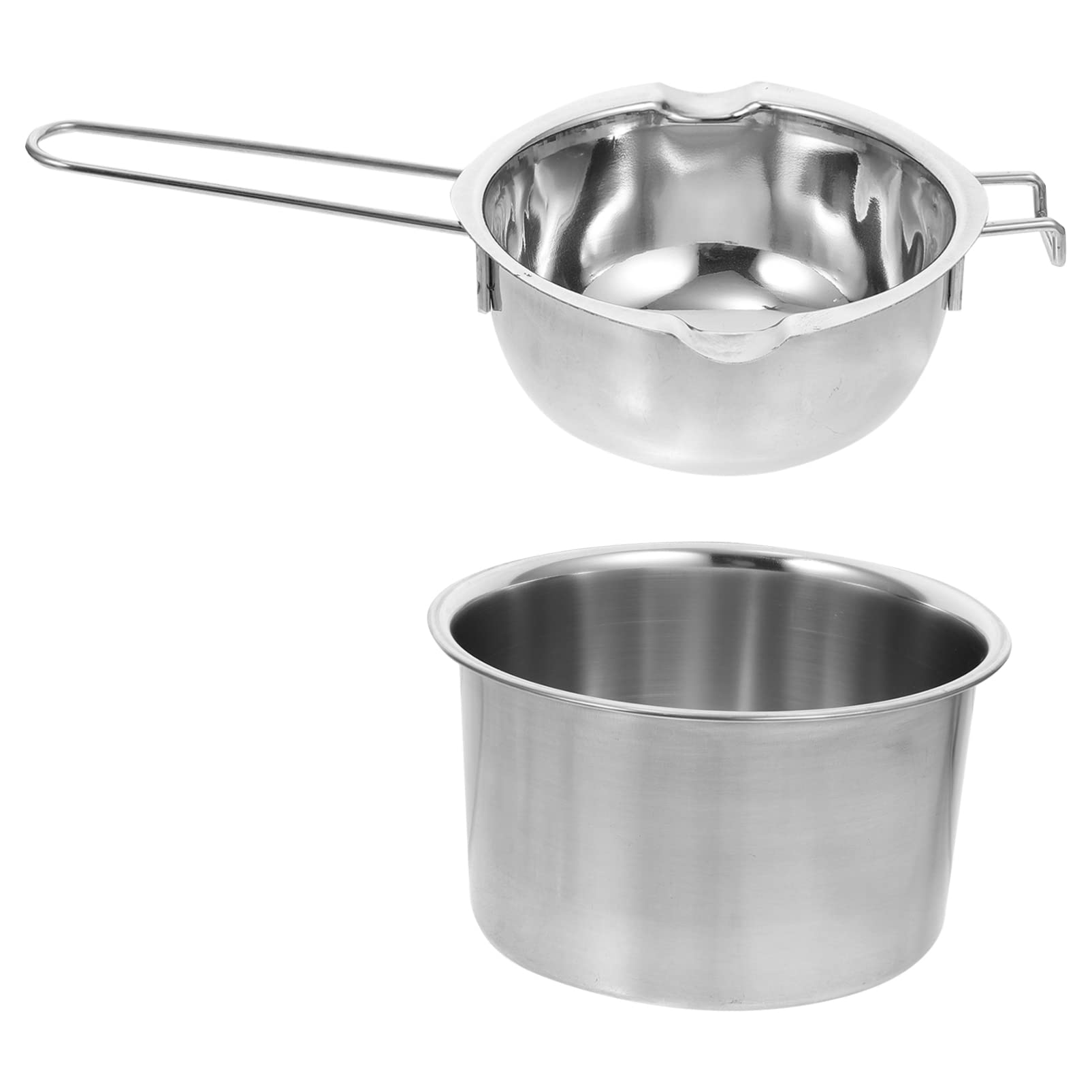 Sewroro Double Boiler Pot Set Stainless Steel Melting Pot Double Boiler Chocolate Melting Pot For Melting Chocolate, Soap, Wax,