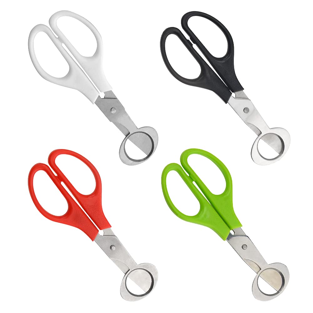 Xinmeiwen 12Pack Stainless Steel Quail Egg Cutter Scissors Quail And Pigeon Egg Cutter Tool Quail Scissors Opener Quail Egg Crac