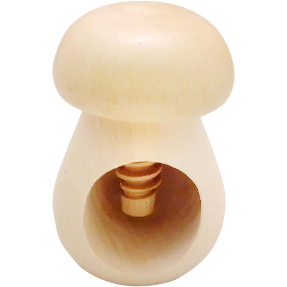 Wooden Spiral Screw Nutcracker Cracker Mushroom Nut Shell Cracker Crusher