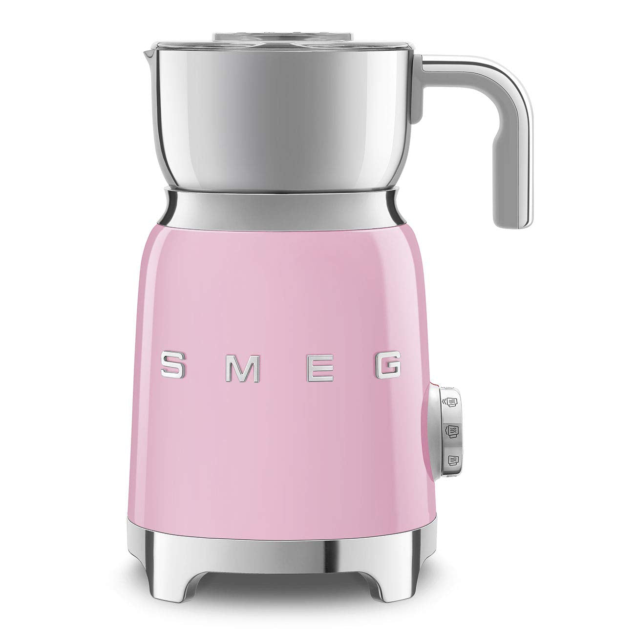 Smeg 50'S Retro Style Aesthetic Milk Frother (Pink)