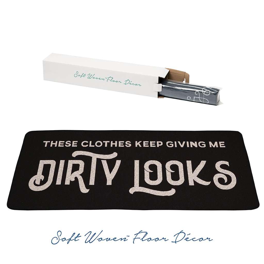 Benissimo Soft Woven Rugs, 24''X56'' Laundry Room Rug, Funny Non Slip Laundry Mats, Woven, Machine Washable, Bathroom Runner Flo