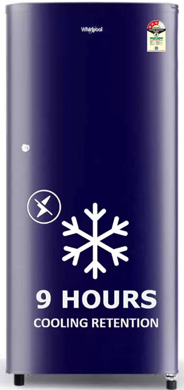 Whirlpool 184 L 3 Star DirectCool Single Door Refrigerator (205 Wde Cls 3S Sapphire BlueZ, Blue)