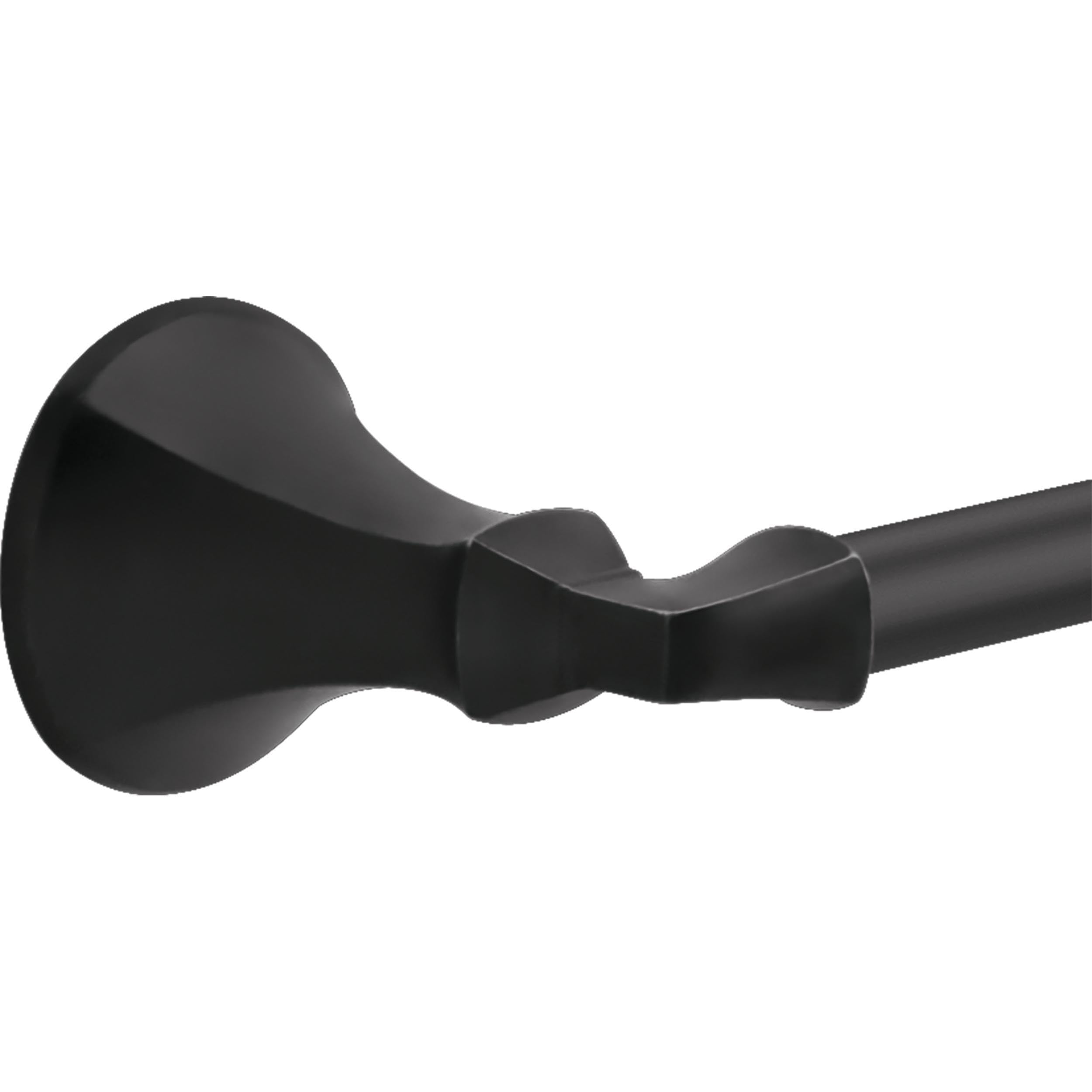 Delta Faucet 76450-Bl Ashlyn Wall Mount Pivot Arm Toilet Paper Holder Bath Hardware Accessory In Matte Black