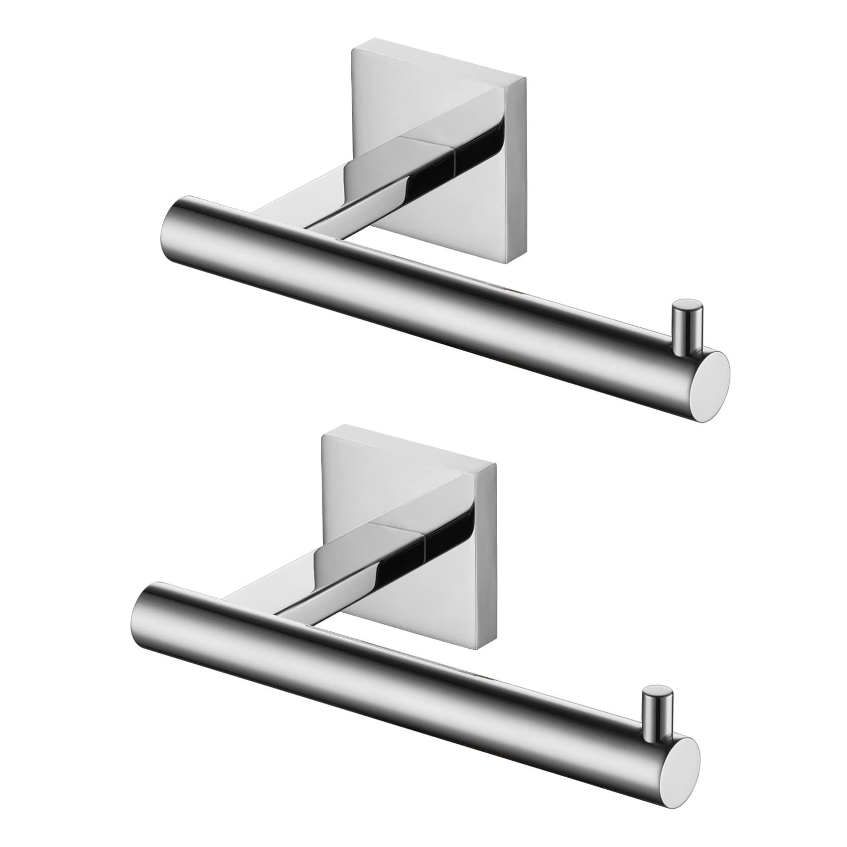 Kokosiri Toilet Paper Holder For Bathroom Toilet Roll Holder Hold Mega Rolls Polished Chrome Stainless Steel, 2 Pack, B2005Ch-P2