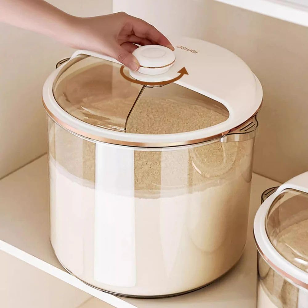 Homero Airtight Rice Storage Container 10Kg, Large