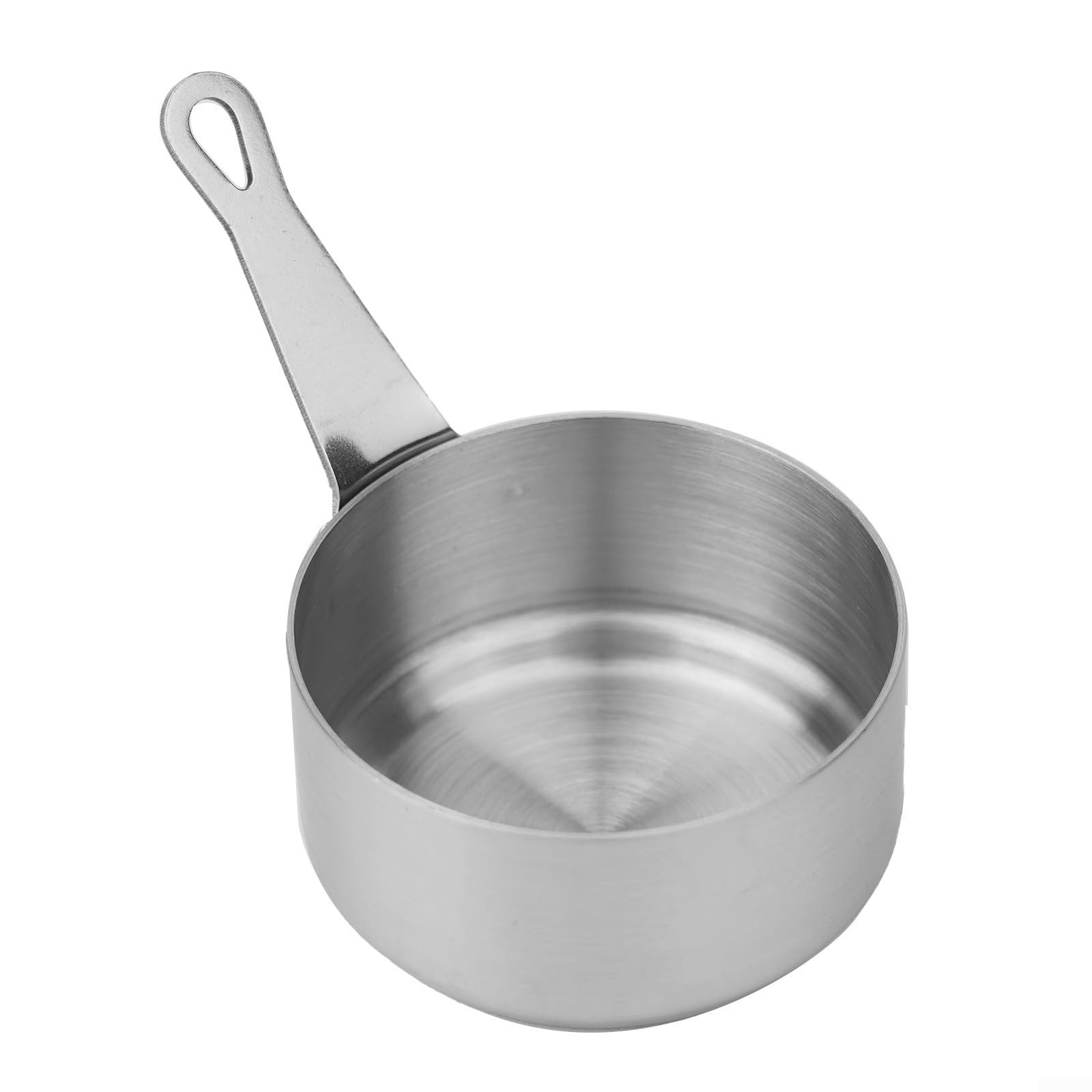 Yunnesdre Stainless Steel for Mini Saucepan with Long Handle, Small Milk Pot for Gravy, Butter, Soup Heating Safe for Stoves and