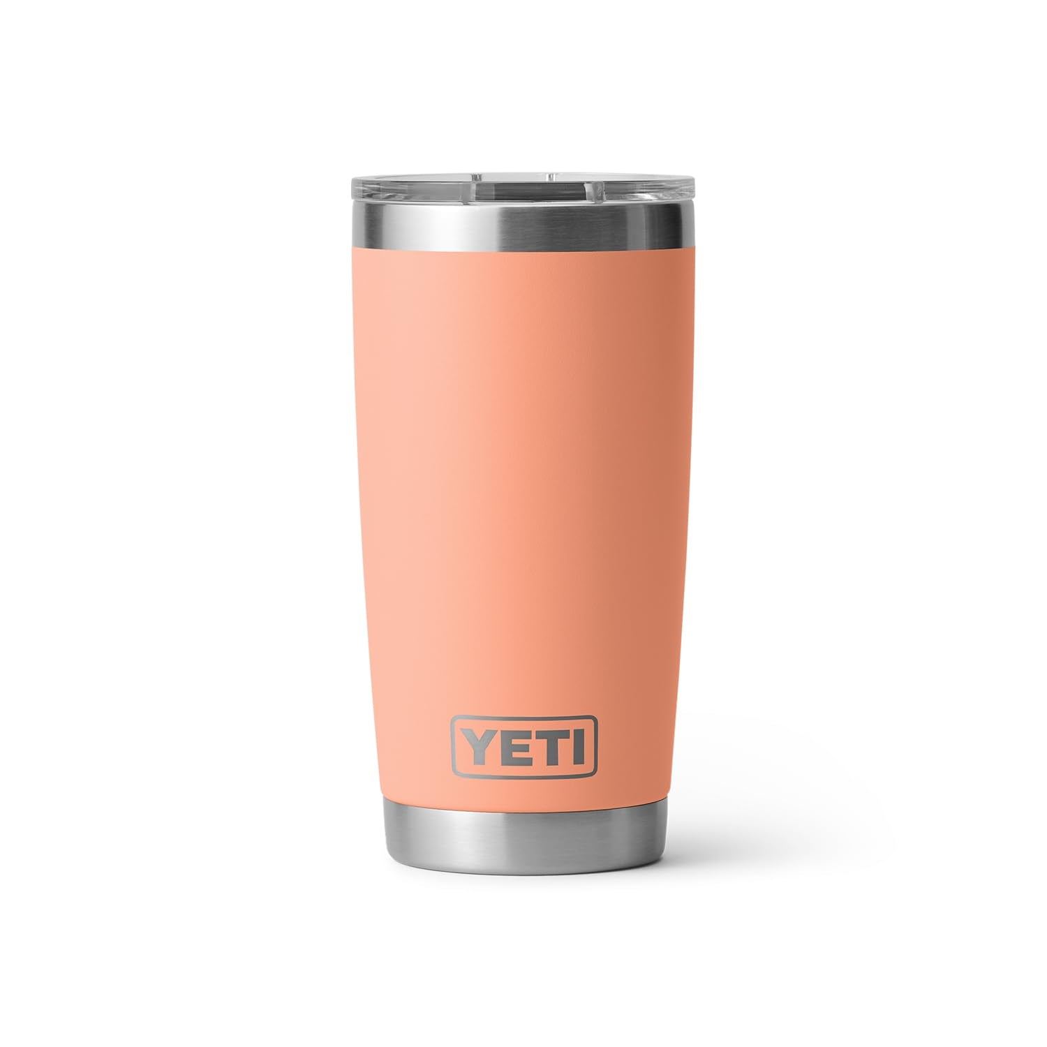 Yeti Rambler 20 Oz Tumbler, Stainless Steel, Vacuum Insulated With Magslider Lid, Lowcountry Peach