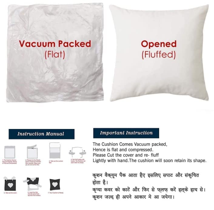 SKYTRENDS Rakhi Gift for Brother Printed Cushion cover with filler, Coffee Mug-201