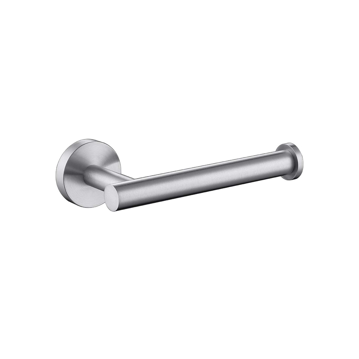 Tastos Brushed Nickel Toilet Paper Holder Sus304 Stainless Steel, Modern Round Tissue Roll Holders Wall Mount, Toilet Paper Roll
