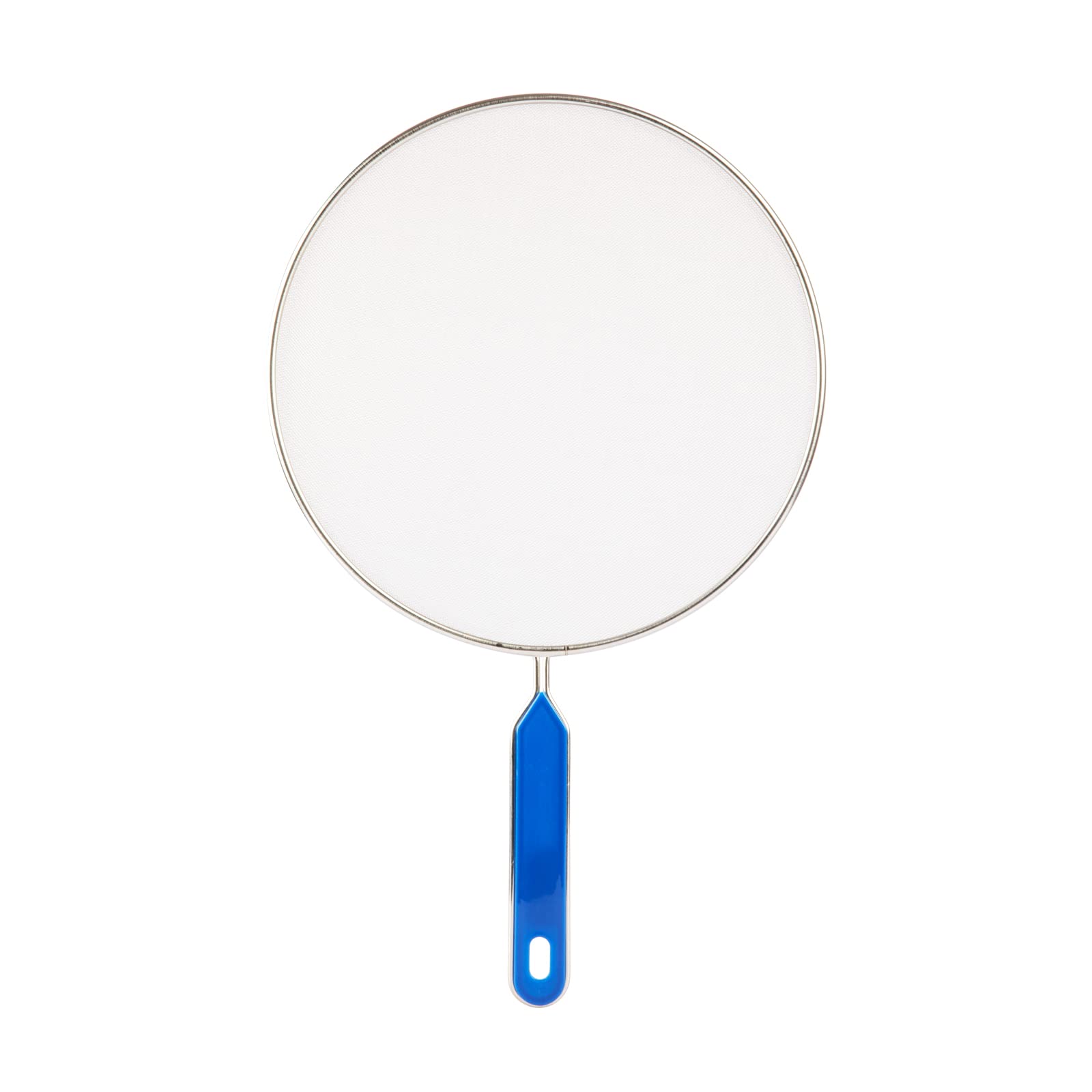 Larath 10 Inch Grease Splatter Screen Guard Stainless Steel Splash Screen Protector Guards With Handle Splash-Proof Frying Pan M
