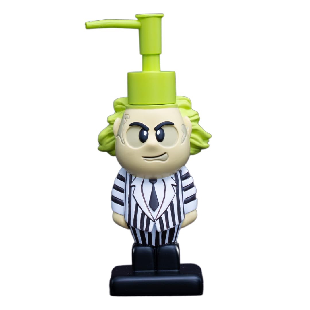 Beetlejuice Halloween Soap/Lotion/Hand Sanitizer Resin Pump Dispenser, 2.7 Ounces, (Officially Licensed Product) By Franco Colle
