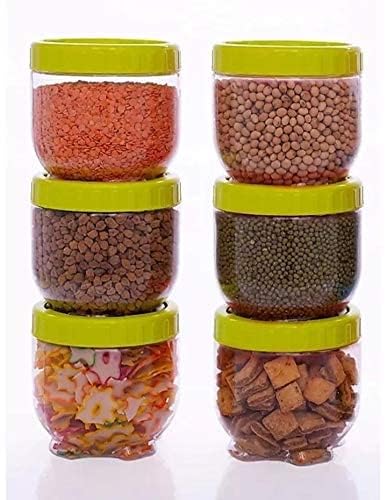 Namrta Traders Interlock Spices Storage Condiment Box For Bpa Free & Durable Plastic Snack Containers With Interlocking Leak Pro