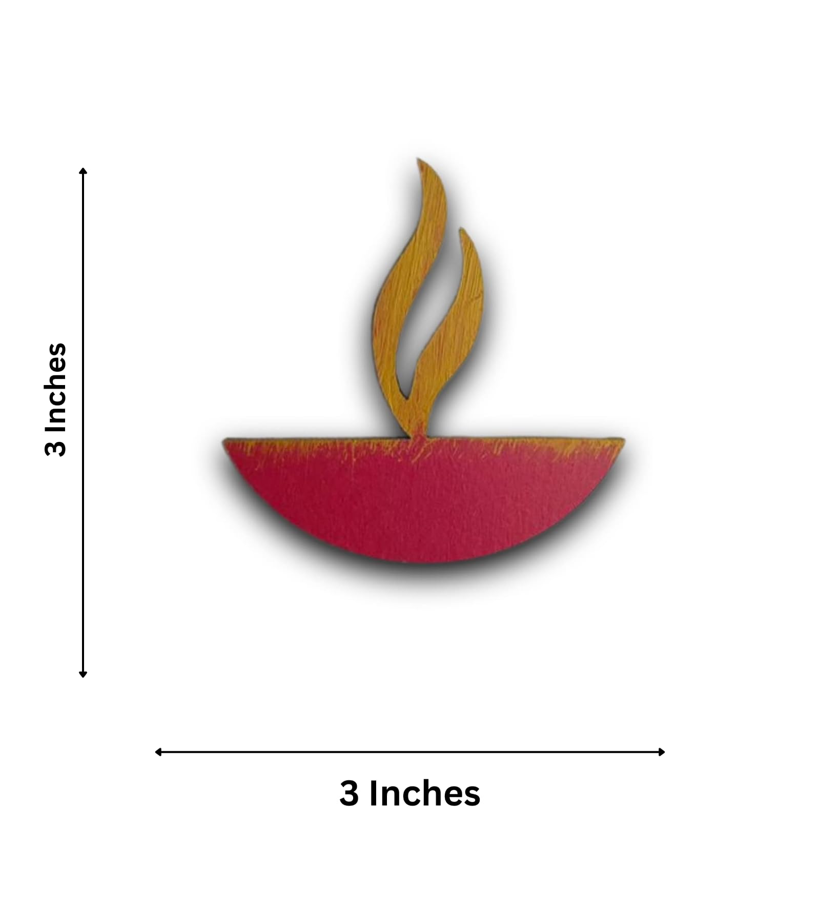 Chalk My Theme Eco-Friendly Diy Wall Hanging 3D Art For Home, Office, Cafe, And Restaurant Decoration Set Of 6