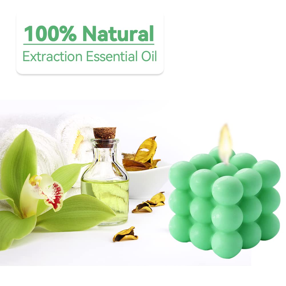 Aokala Scented Bubble Cube Candles for Home, Scented, 5.4 oz Soy Wax Aromatherapy Candle, Aesthetic Room Decor Cute Danish Paste