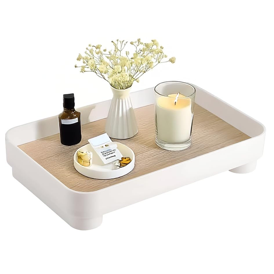 Prime Pick Desk Tray Bathroom Vanity Trays Makeup Perfume Tray Wooden Towel Trays Rectangle Jewelry Serving Tray Rectangular Tra