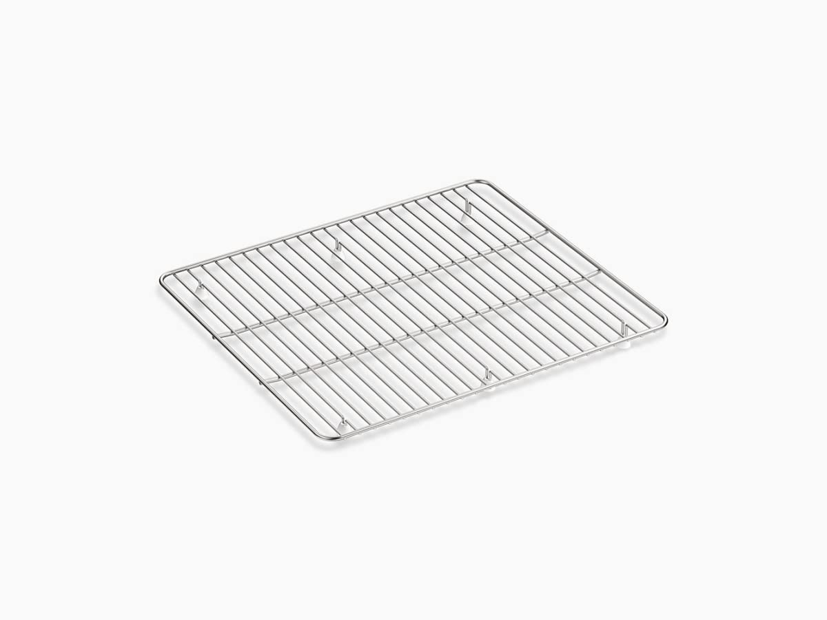KOHLER K-6109-ST Kennon Large Stainless Steel Sink Rack, 17-3/4 x 15-9/16, Stainless Steel
