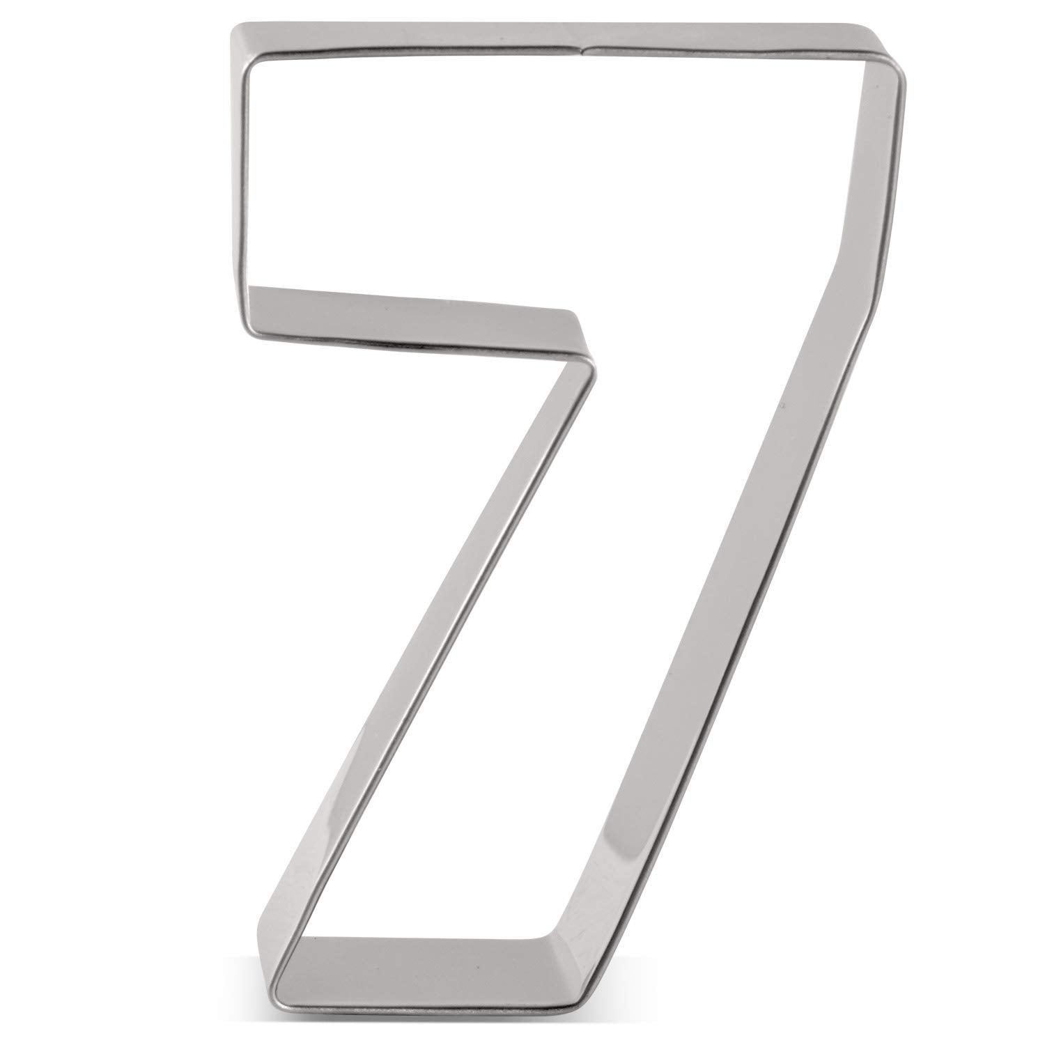 Liliao Number 7 Cookie Fondant Biscuit Cutter For Birthday/Anniversary/Special Day - 2.5 X 3.6 Inches - Stainless Steel