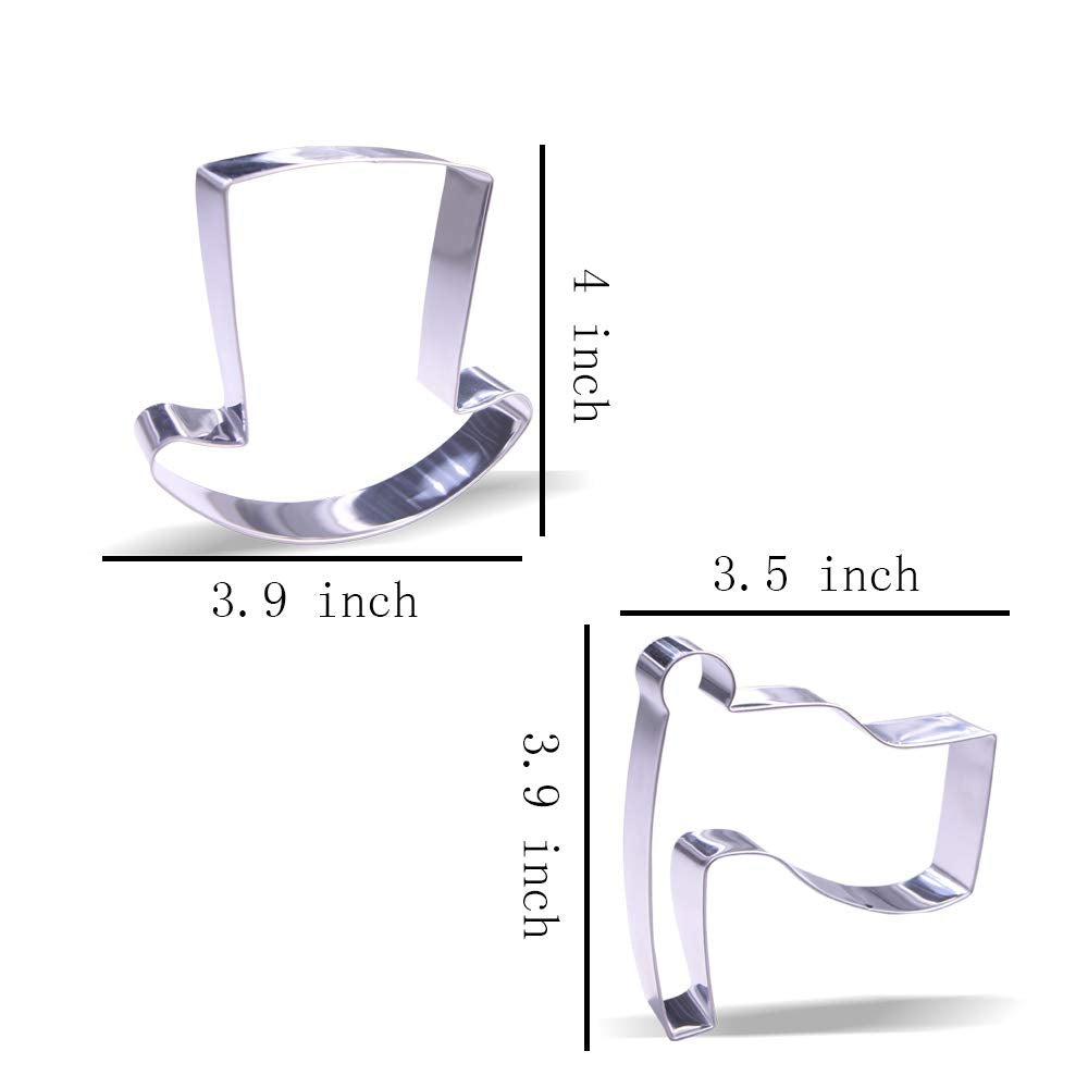 4Th Of July Cookie Cutter Set - 8 Piece - Stainless Steel