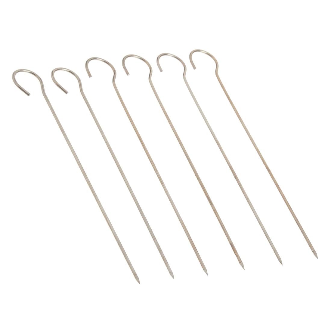 Regency Wraps Stainless Steel Multi-Use Skewers For Meat And Poultry Trussing, 4.5 Inch, Pack Of 6, Silver