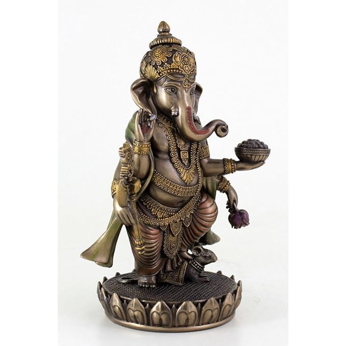 Shri Balaji Craft Ganesh Statue For Home Decor Ganesha Idol For Gift Pooja Standing God Big Murti Sculpture (7X 4)
