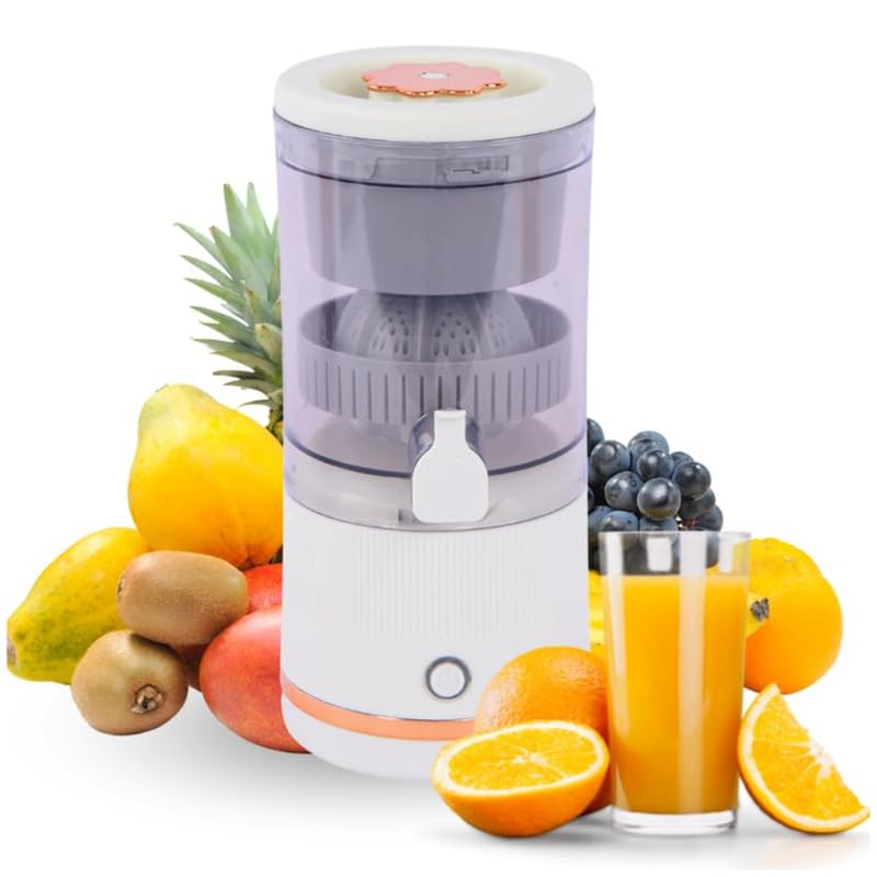 Drumstone    Portable Citrus Juicer 200Ml Rechargeable Juicer For Oranges & Lemons Compact Juice Extractor Usb Electric Juicer M