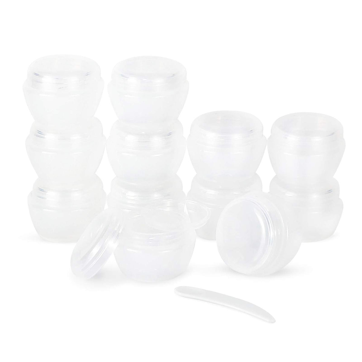 Longway 1 Oz (30Ml) Little Plastic Jars With Lids And Inner Liners  Empty Lotion Containers/Travel Cream Containers - For Salves