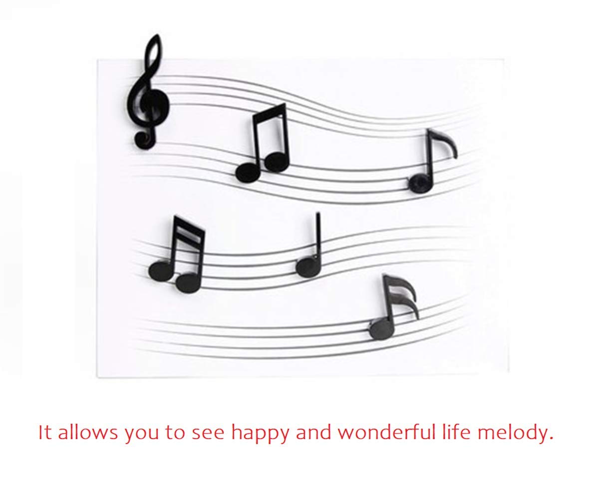 Tabenter Decorative Refrigerator Magnets, Perfect Fridge Magnets For House Office Personal Use (12Pcs Melody)