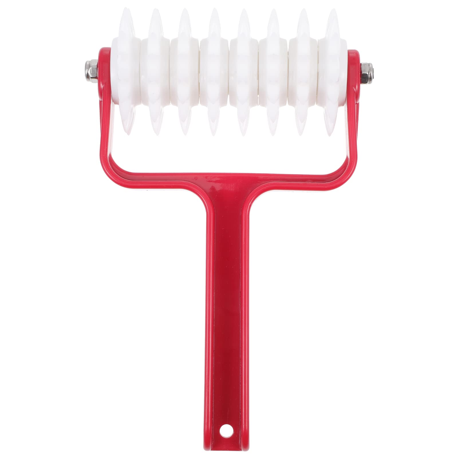 Hemoton Pizza Dough Roller Pizza Crust Roller Dough Docker Baking Tools Handle Roller Docker For Pizza Cookie Cake Pie Pastry Br