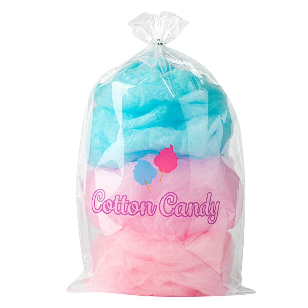 Restaurantware Bag Tek 12 X 18 Inch Bags For Cotton Candy 100 Greaseproof Cotton Candy Bags - Hot & Cold Friendly Freezable Clea