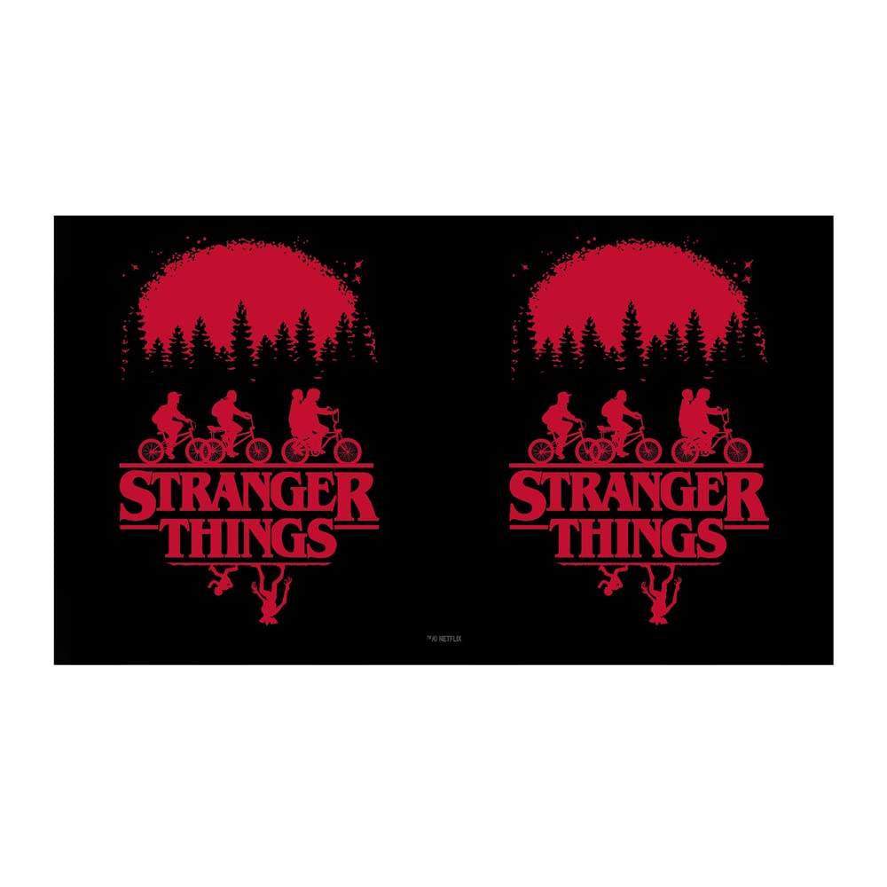 Netflix Stranger Things Simple Poster 17 Oz Stainless Steel Bottle, Multicolor