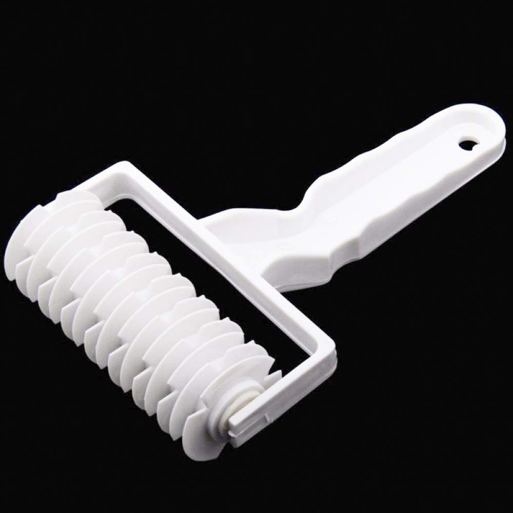 Set Of 2 Lattice Roller Cutter Plastic Decorating Rolling Pin Dough Crust Pizza Baking Hobbing Embossing Tool By Eorta For Pastr