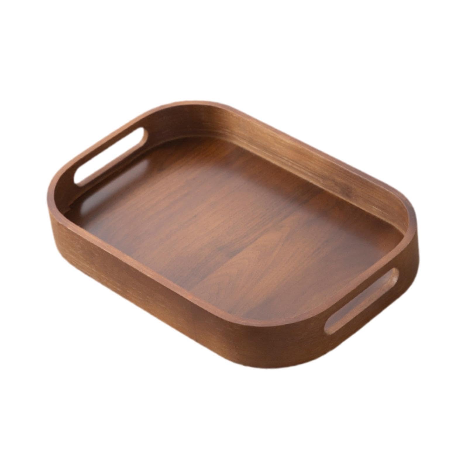 EnakshiBamboo Serving Tray Snack Plate For Coffee Table For Snack Cake Dining Table S|Home & Garden|Kitchen, Dining & Bar|Dinner