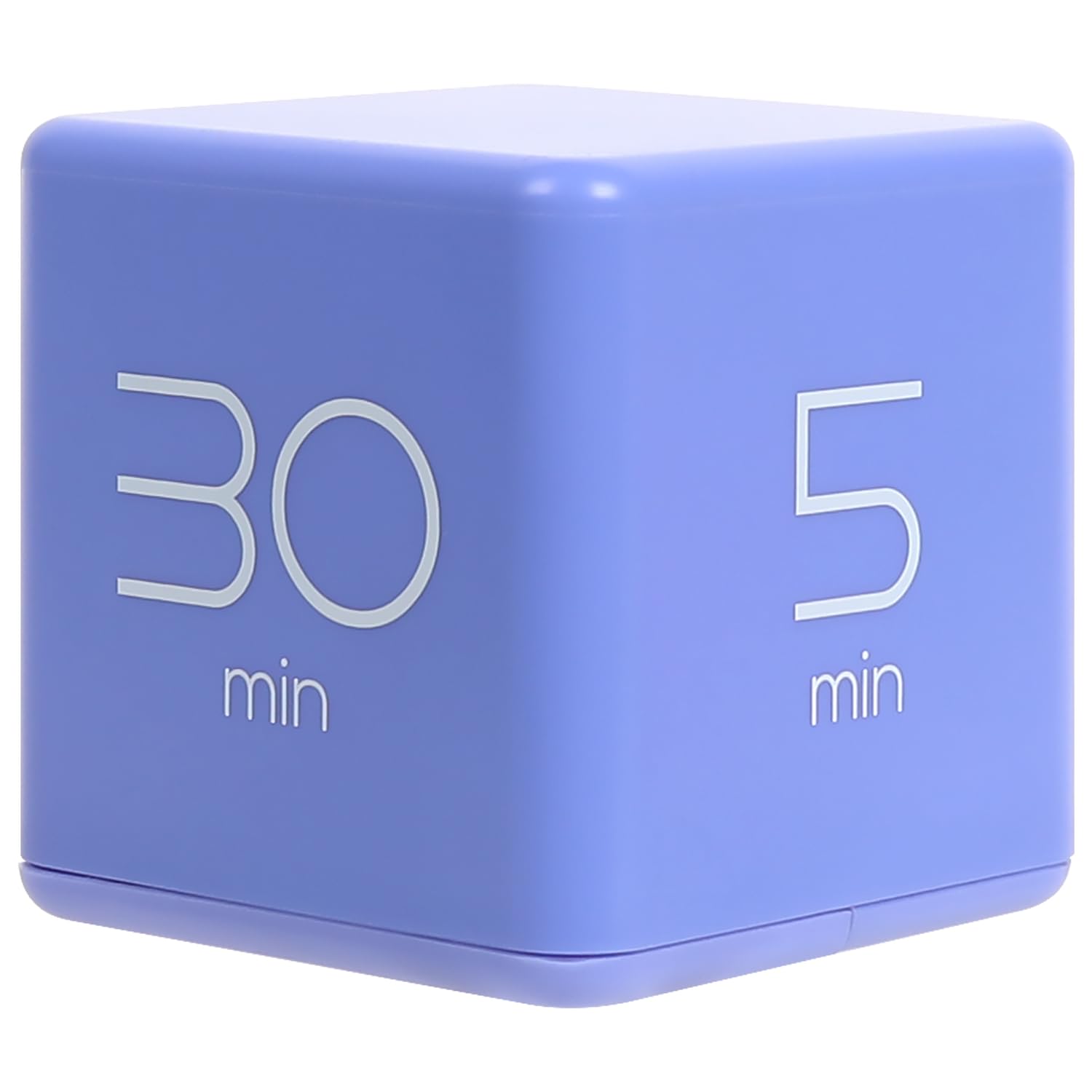 Mooas Cube Timer (Violet), Time Management, Kitchen Timer Kids Timer Workout Timer, Timer For Studying, Cooking, 5, 10, 20, 30 M