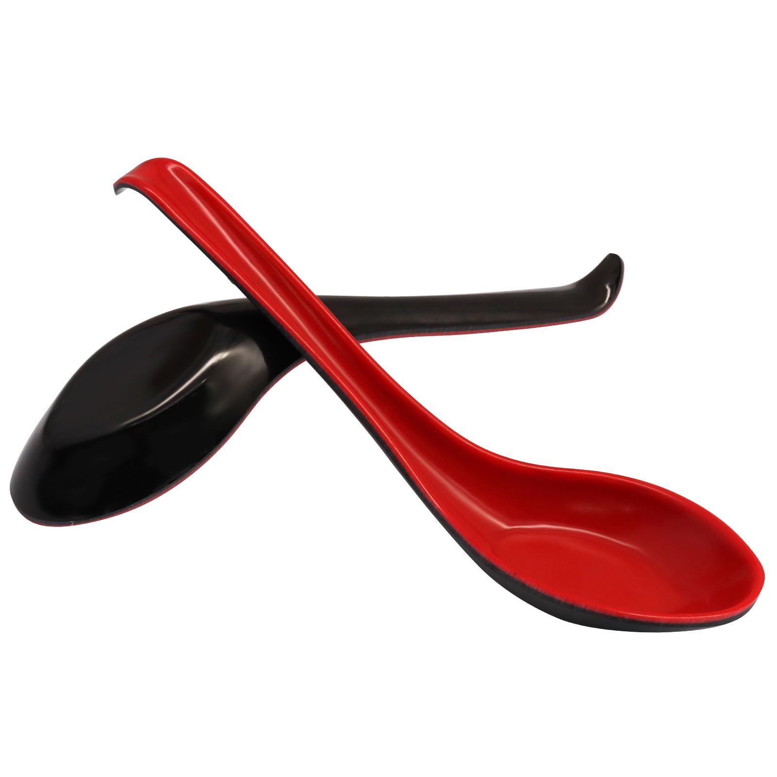 Moicstiy 2 Pcs Soup Spoons Long Handle with Hook