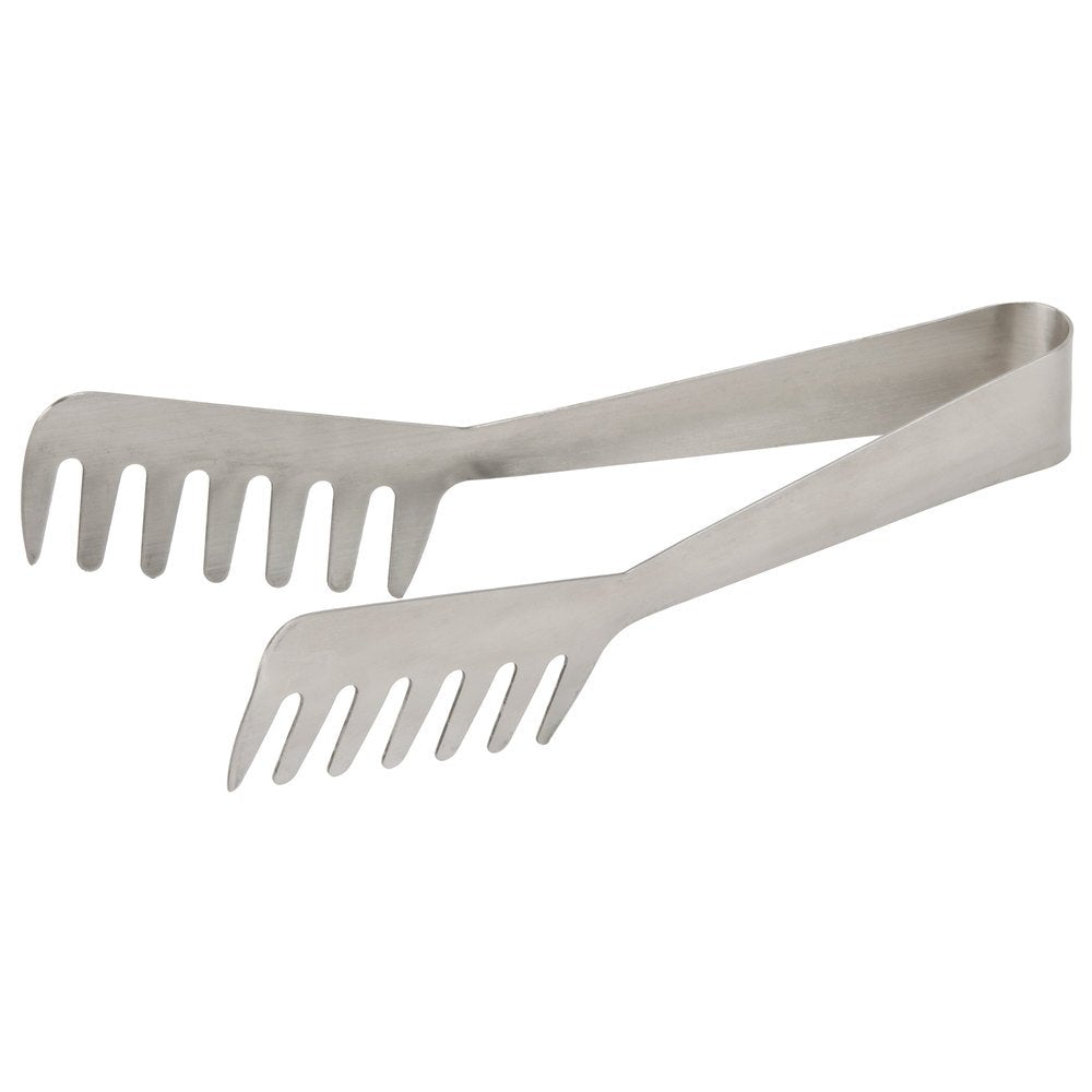Royal Industries 8'' Stainless Steel Spaghetti Tongs