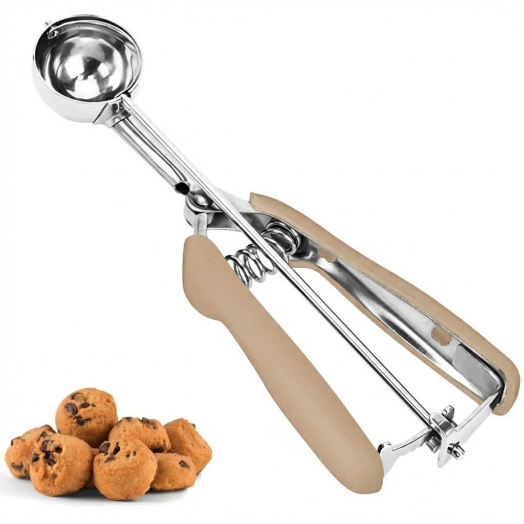 Cookie Scoop, Ice Cream Scoop, 1Tbsp/15 ml/0.5oz Cookie Scoops for Baking, 18/8 Stainless Steel Cookie Scooper for Baking, Cooki
