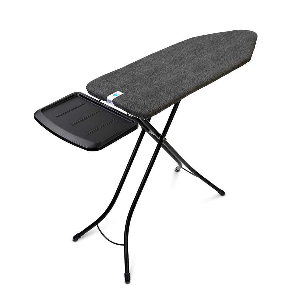 Brabantia - Ironing Board C - Extra Large Steam Iron Rest - Adjustable In Height - Non-Slip Rubber Feet - Cover And Pad - Foldab