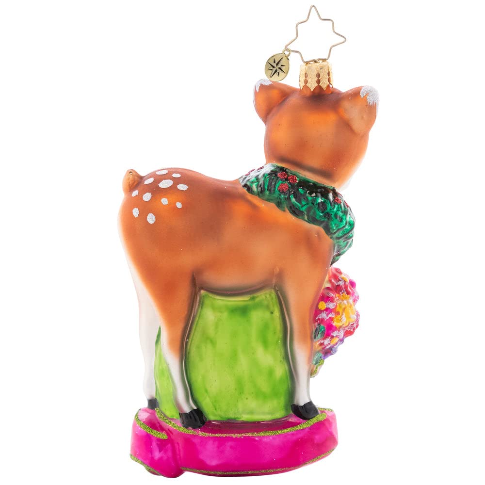 Christopher Radko Hand-Crafted European Glass Christmas Decorative Ornament, Celebrate All Moms