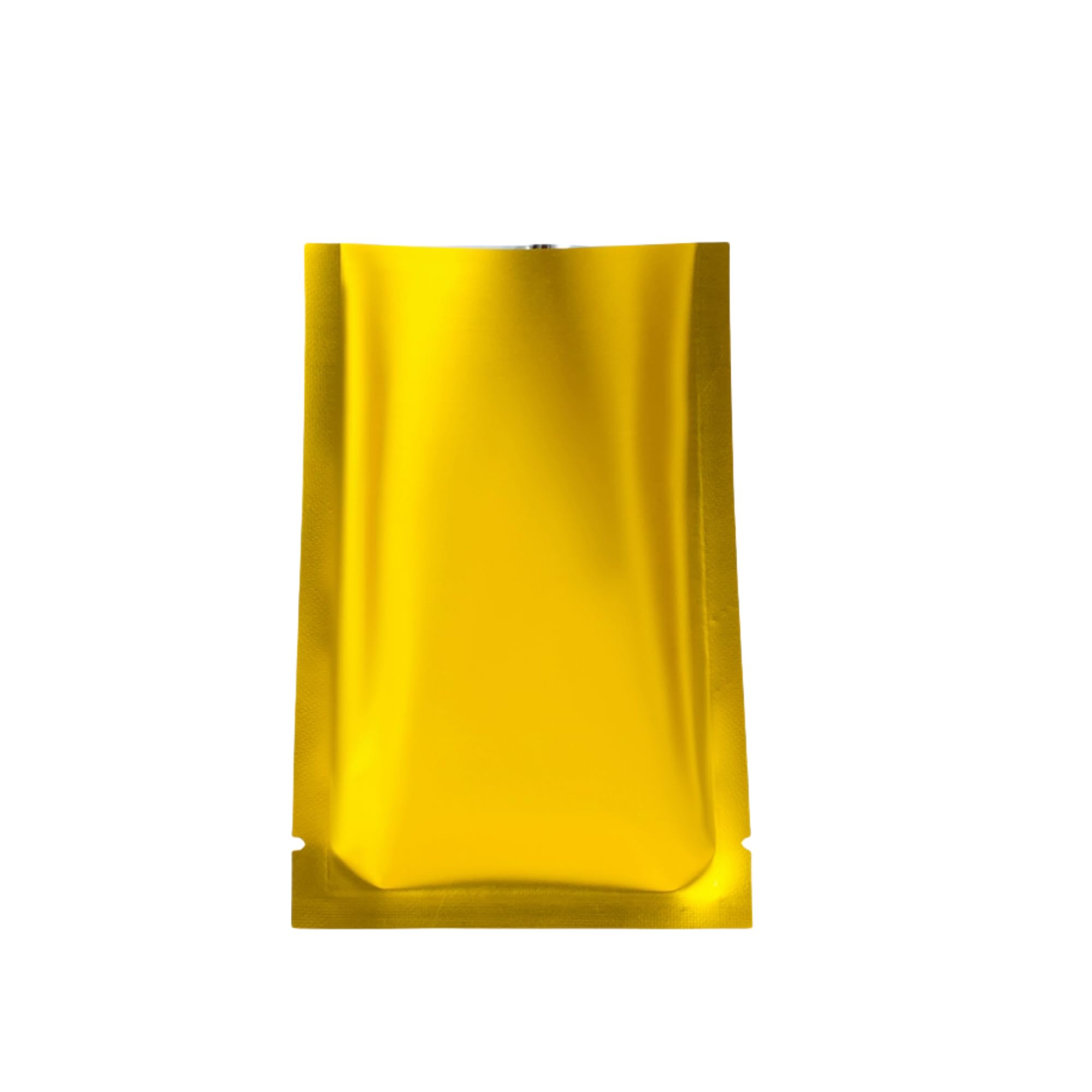 200 Pieces 2.36x3.54 inch Gold Mylar Bags for Sample Shampoo Toiletries Travel Packets Food Storage Bags Matte Foil Flat Heat Va