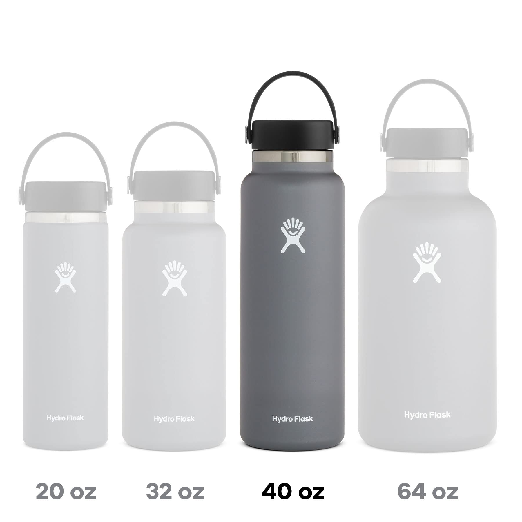 Hydro Flask Wide Mouth Bottle With Flex Cap 40 Oz
