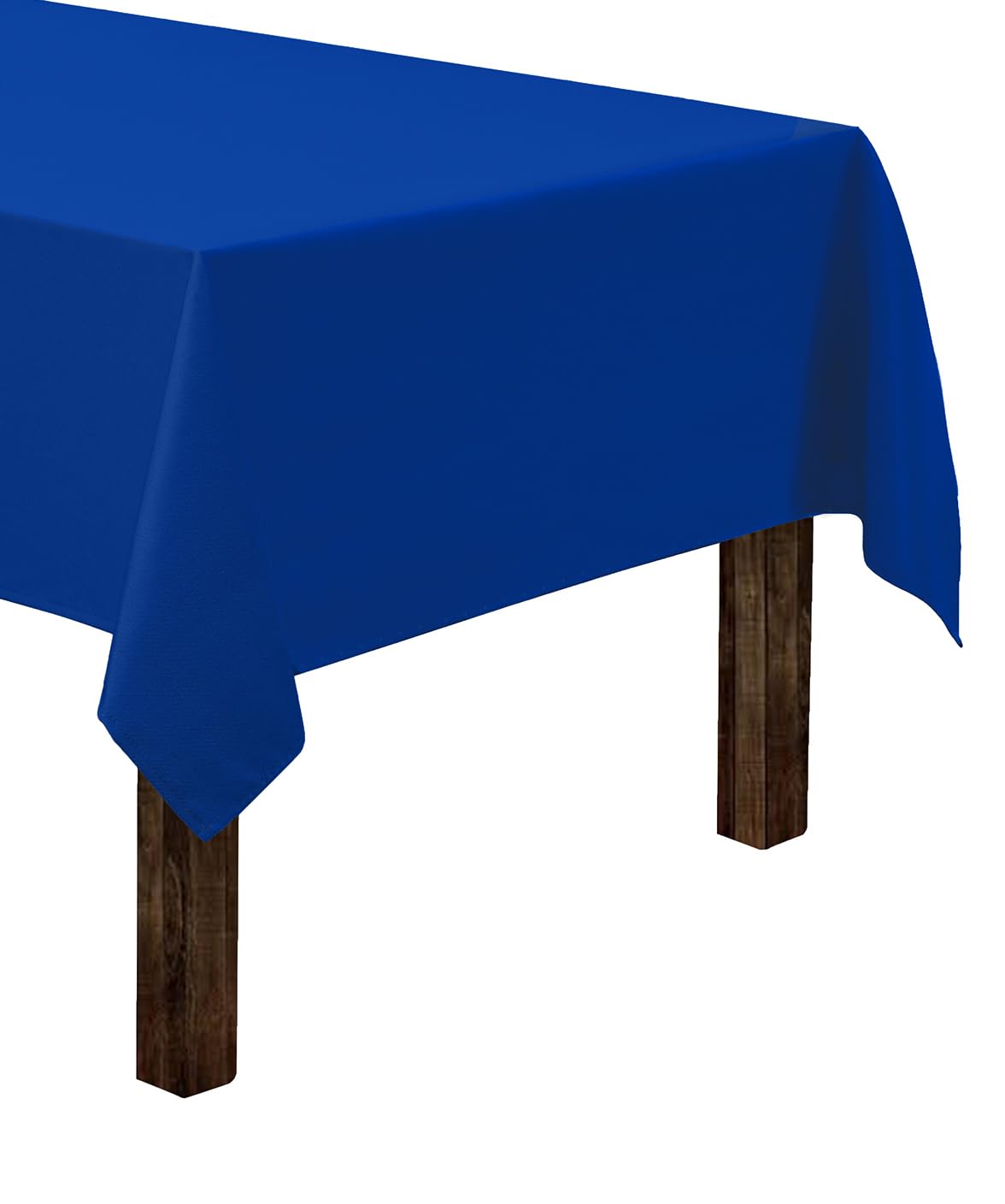 Gee Di Moda Rectangle Tablecloth - 60 X 126 Inch Royal Blue Table Cloth For 8 Foot Rectangle Table - Heavy Duty Washable Fabric