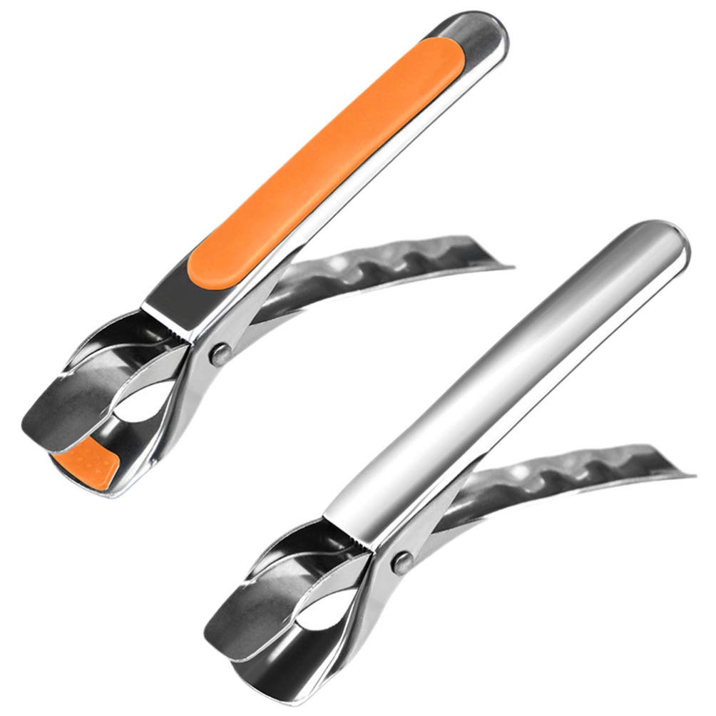Bowl Gripper Clip Dish Pan Clip 2Pcs Bowl Clip Hot Plate Gripper Retriever Tongs Hot Dish Plate Clip Pan Dish Lifter Picker For 