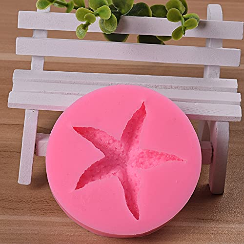Starfish Shell Fondant Silicone Molds Cake Candy Cake Decoration Tools Diy Creative Chocolate Mold